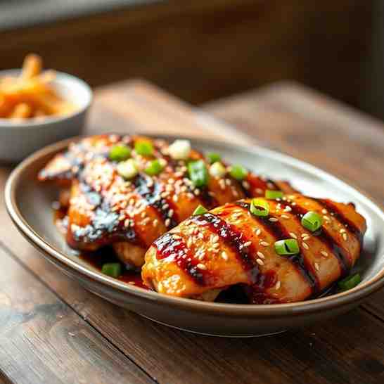 Grill Teriyaki Chicken - Easy Recipe